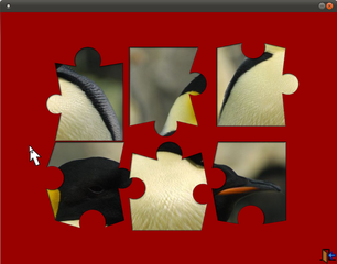 Photo puzzle game for children