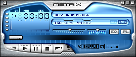graphical music player