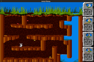 cute multiplayer platform game with bunnies