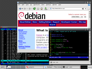very small lightweight pure X11 window manager with tray and menus