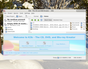 step-by-step - write DVD with k3b (1 from 25) - 1 start
