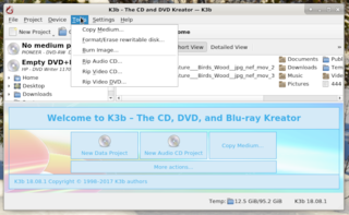 step-by-step - write DVD with k3b (2 from 25)
