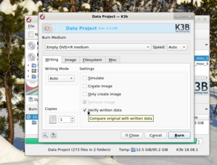 step-by-step - write DVD with k3b (14 from 25)