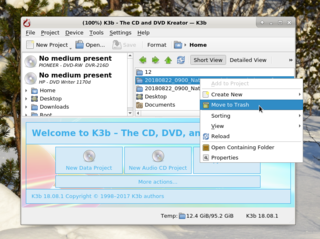 step-by-step - write DVD with k3b (23 from 25) - delete