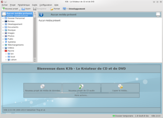 Sophisticated CD/DVD burning application