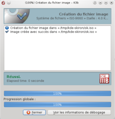 Sophisticated CD/DVD burning application