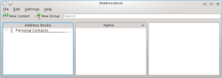 address book and contact data manager