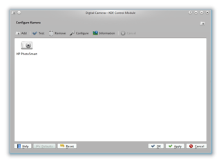 digital camera support for KDE applications
