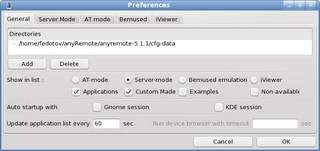 KDE frontend for anyRemote