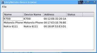 KDE frontend for anyRemote