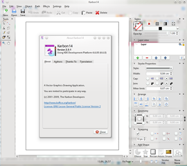 vector graphics application for the Calligra Suite
