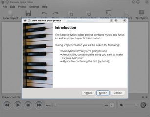 Karaoke lyrics editor