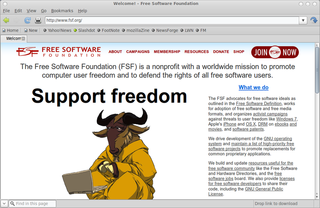 GTK+-based web browser that allows pluggable rendering engines