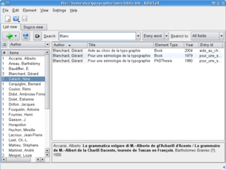 BibTeX editor for KDE
