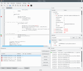 graphical debugger interface