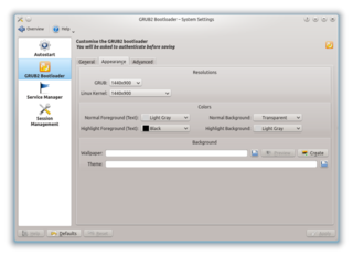 Configuration module for the GRUB2 bootloader