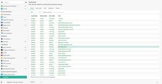 KDE control center module for Systemd