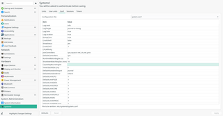 KDE control center module for Systemd