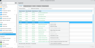 KDE control center module for Systemd