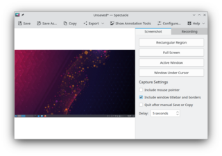 Screenshot capture utility