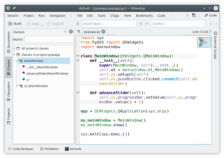 Python 3 plugin for KDevelop