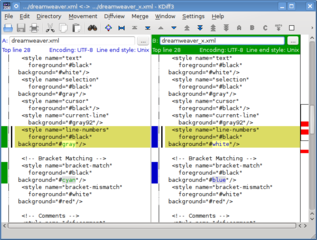 compares and merges 2 or 3 files or directories