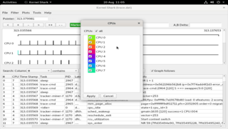 Utilities for graphically analyzing function tracing in the kernel