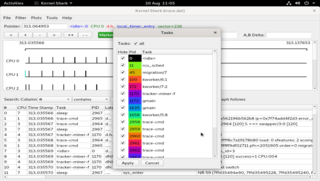 Utilities for graphically analyzing function tracing in the kernel