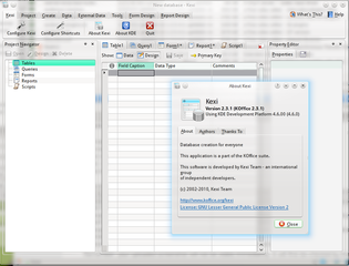 visual database applications builder