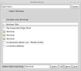 A keyboard multiplexer for the gnome desktop
