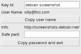 safe, simple storage system for passwords