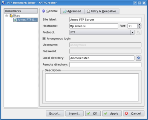ftp client for KDE