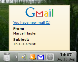 Gmail notifier applet for the KDE Plasma Workspace
