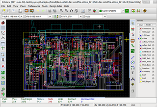 Electronic schematic and PCB design software