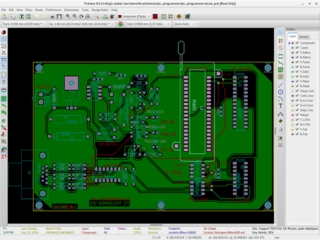 KiCad Pcbnew PCB layout editor