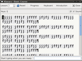 Flexible touch typing tutor