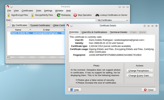Certificate Manager and Unified Crypto GUI