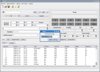 Multiplatform ham radio logging program