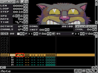 Chiptune tracker