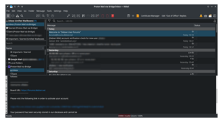 full featured graphical email client
