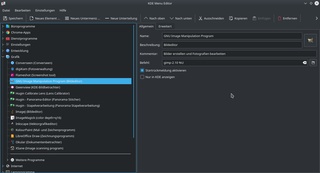 Edit the KDE-Menu