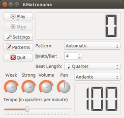 ALSA MIDI Metronome