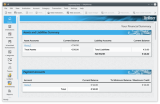 personal finance manager for KDE