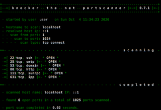 knocker --host localhost