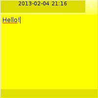 sticky notes application