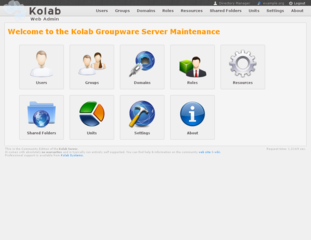 Kolab administration tool