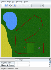 miniature golf game
