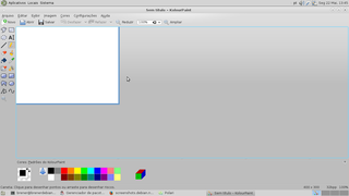 KolourPaint running on Debian 8 GNU/Linux