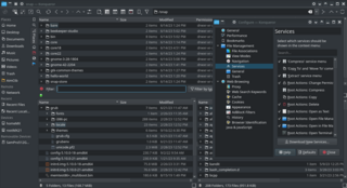 plugins for Konqueror, the KDE file/web/document browser