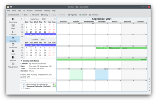 integrated application for personal information management